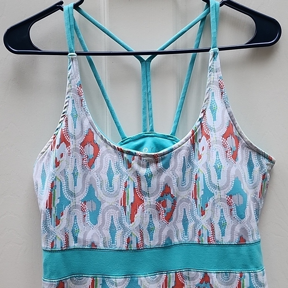 Soybu Medium Turquoise Activewear Athleisure Dress with Padded Shelf Bra - Picture 2 of 11